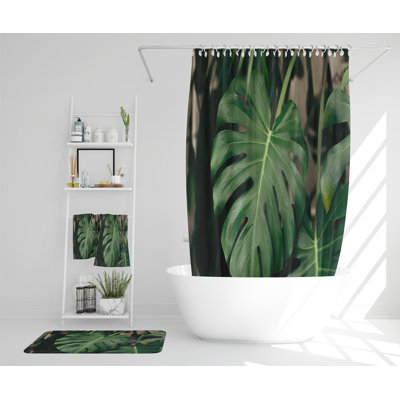 Neleh Polyester Shower Curtain Set