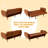 Caiya Single 81'' Faux Leather Convertible Sofa-168846054