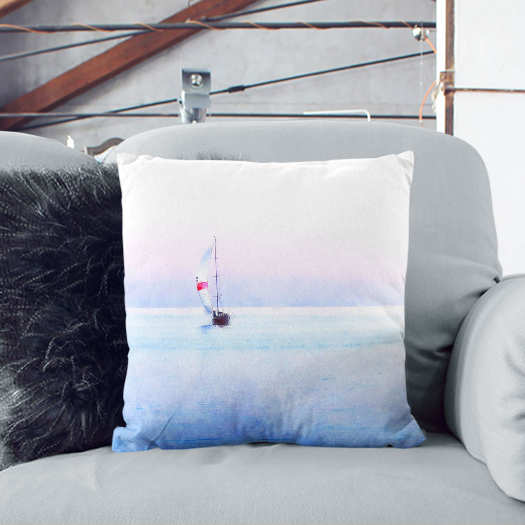 Sailboat upon the Ocean Cushion with Filling