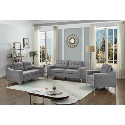Upholstered 58'' Loveseat