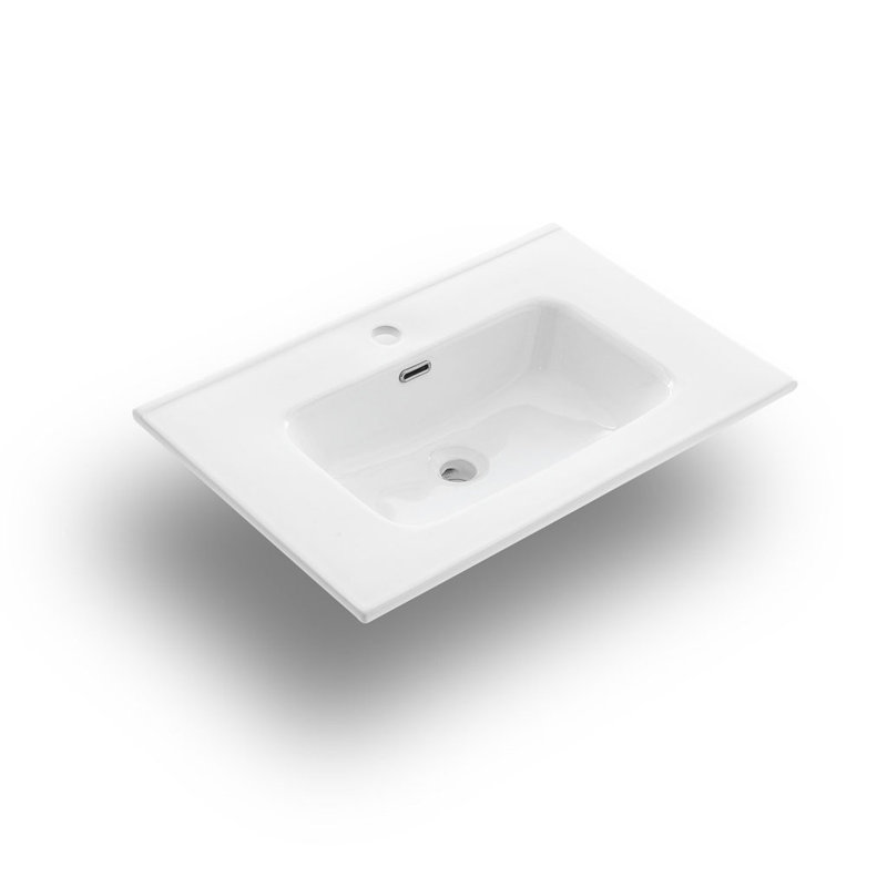 Stadfeld Oslo 3 of Pieces 800mm Vanity with Basin and Mirror, Cream