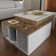 Madison Floor Shelf Coffee Table with Storage