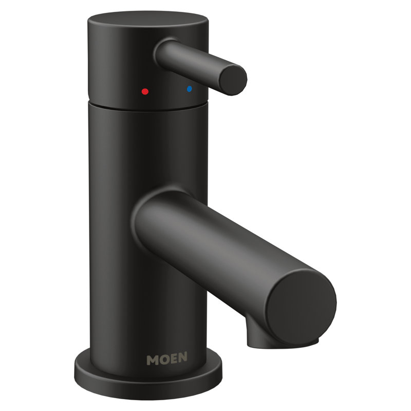 Align Single Hole Bathroom Faucet, Matte Black