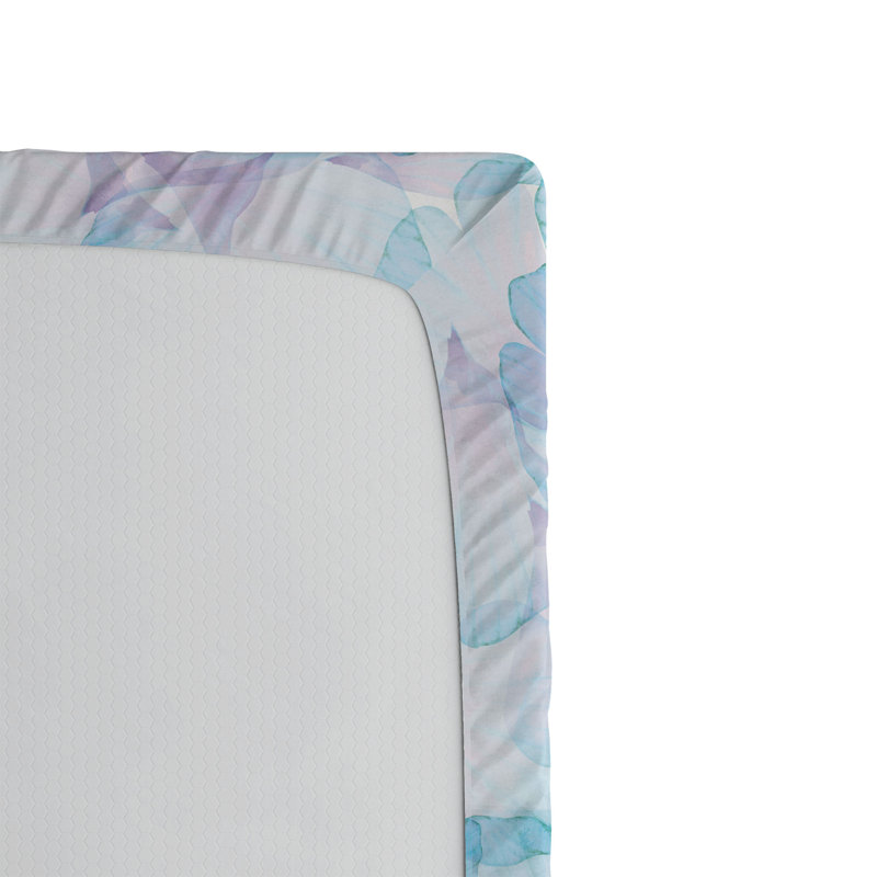 Drap-housse floral abstrait Ambesonne, Drap-housse de taille simple