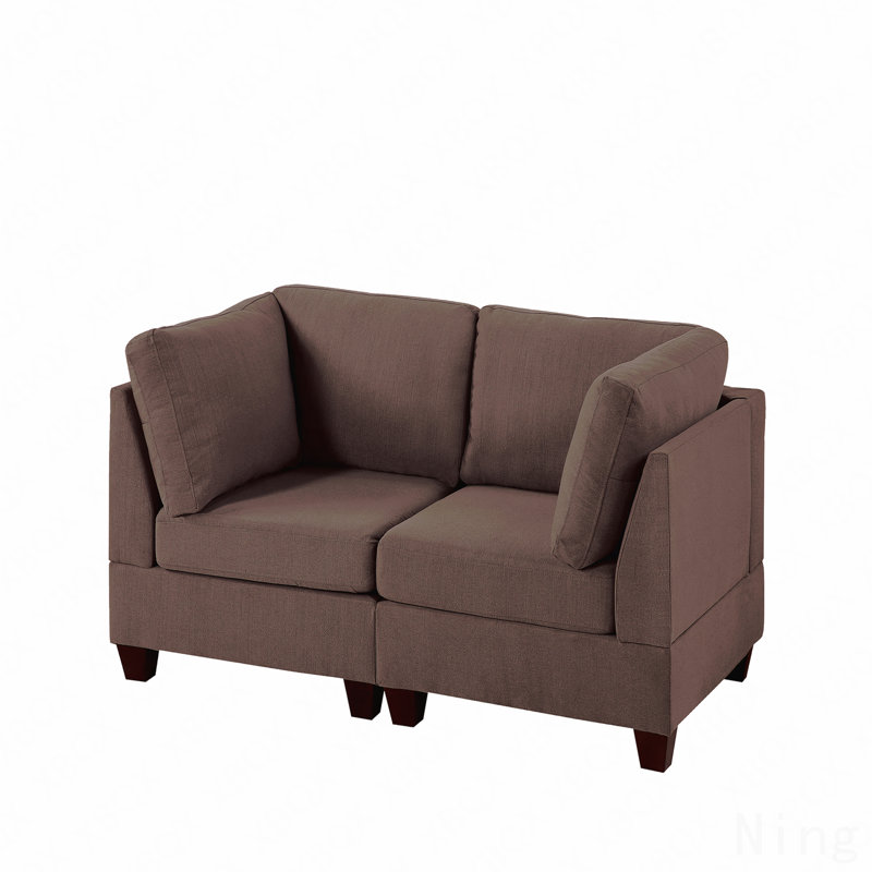 Ensemble modulaire - 2 pièces en café noir, Brun