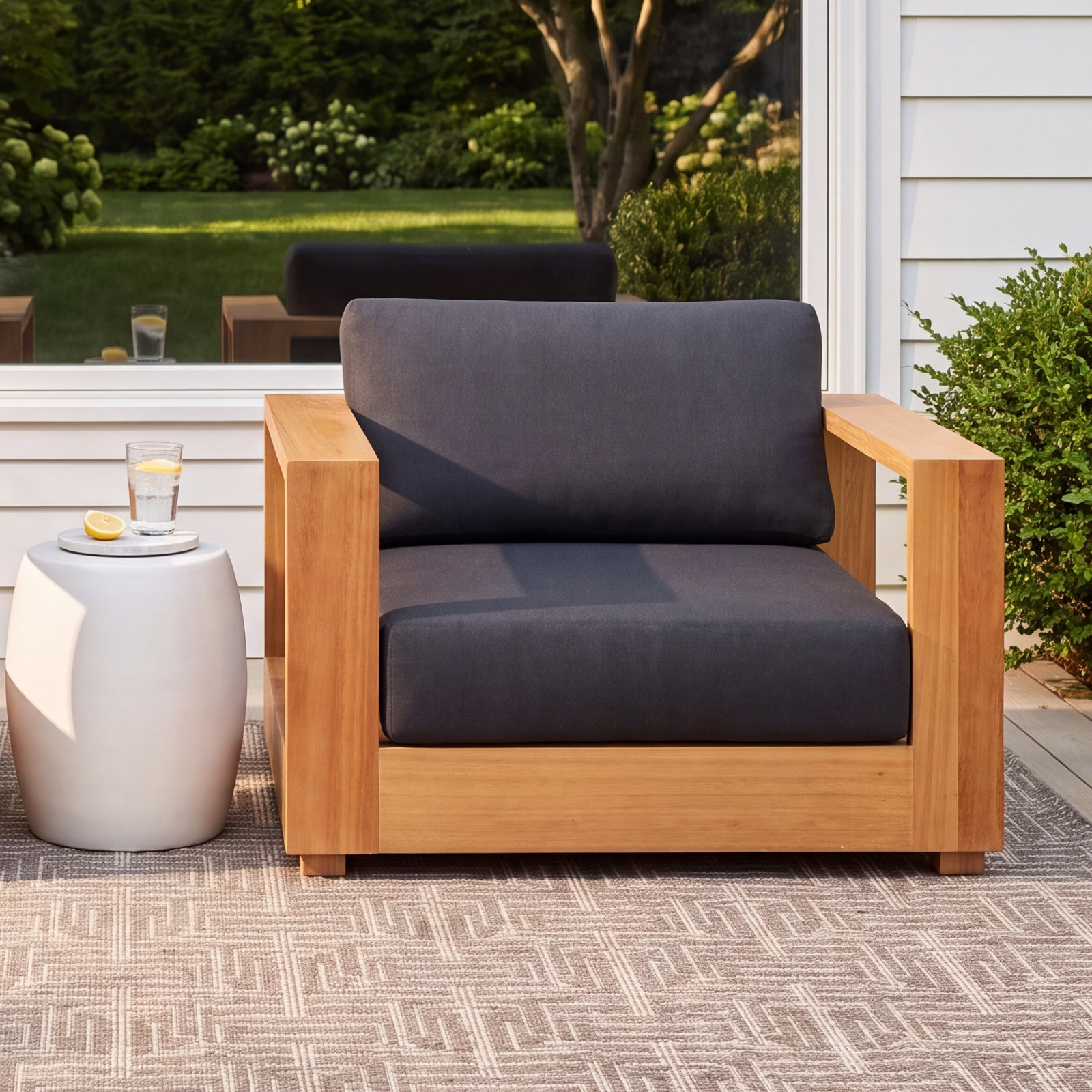Leon Eucalyptus Patio Lounge Chair