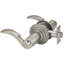 Cortina Wave/Drop Keyed (Entry) Door Lever with Round Rosette-492498516-492498517