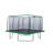 Machrus Upper Bounce 12 x 12 FT Square Trampoline Set with Premium Top-Ring Enclosure and Safety Pad-53799073