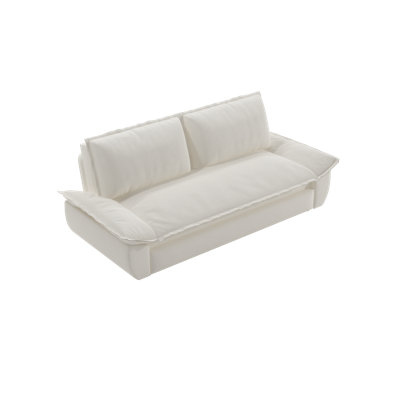 70.1" Queen Pull Out Sofa Bed, 3-in-1 Convertible Sleeper Sofa,multi-functional Velvet Loveseat Bed,beige by Hokku Designs
