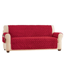 Polyester Box Cushion Sofa Slipcover