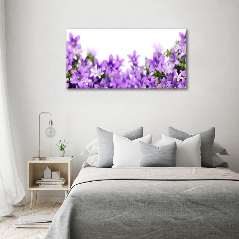 Purple Bells - Wrapped Canvas Print