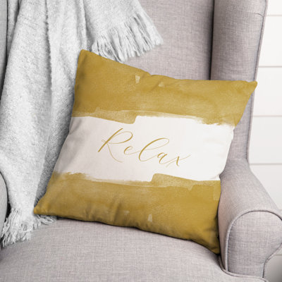 Housse et insert de coussin décoratif Relax Watercolor 3