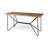 Elidge Solid Wood Iron Writing Desk