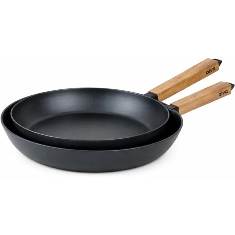 Ensemble de poêles à frire en acier au carbone 2 pièces Alva Forest - 8 po et 11 po, 2, 2-Piece Set