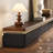 Retro Black Solid Wood TV Stands
