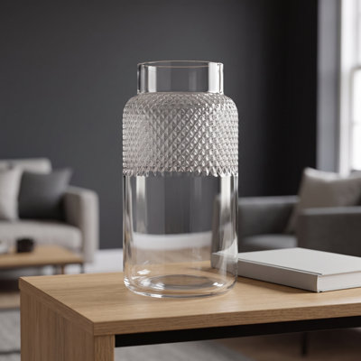 Clear Glass Table Vase