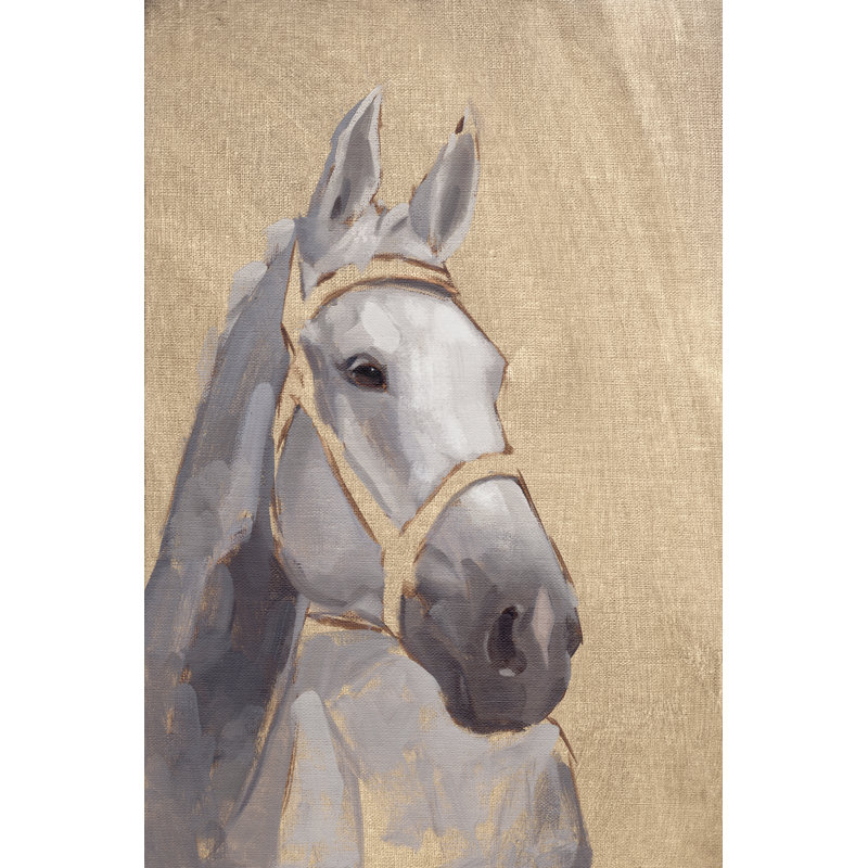 Thoroughbred VI - Painting, 122cm H x 81cm W, Wrapped Canvas