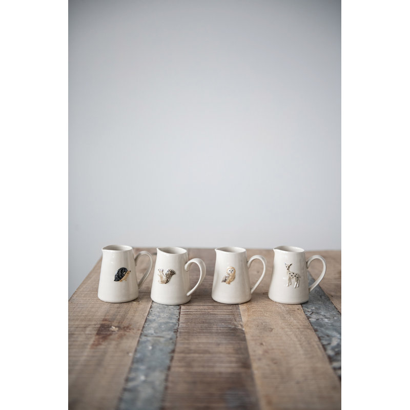 Avalo Ceramic 4 - Piece Beverage Dispenser Set
