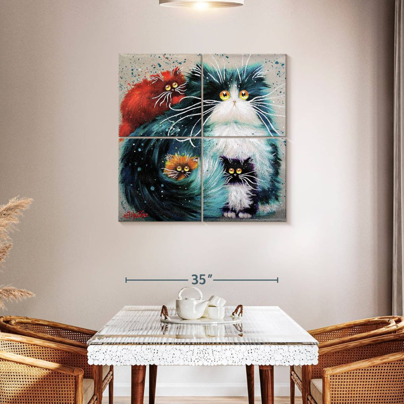 Brampt Purrenting, 38" H x 38" W