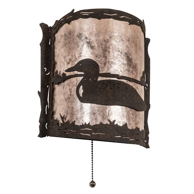 Applique murale à une lumière Meyda 20A346DEDBAC4D169D384AE04B0C2568 de la collection Butterfly, 40,00 po