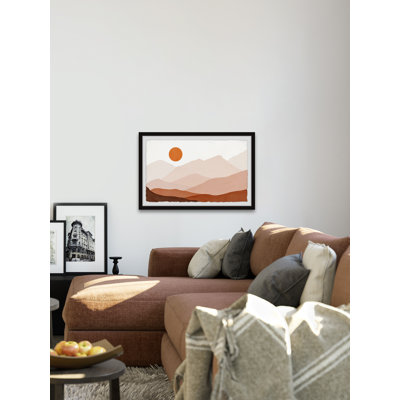 Connected Mountains - Single Picture Frame Painting