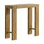 Console classique en bois massif - Petite table de ferme moderne de 36 pouces - Meuble de salon facile à assembler derrière le canapé, le vestibule ou le couloir (chêne)-1595994801-1595994804