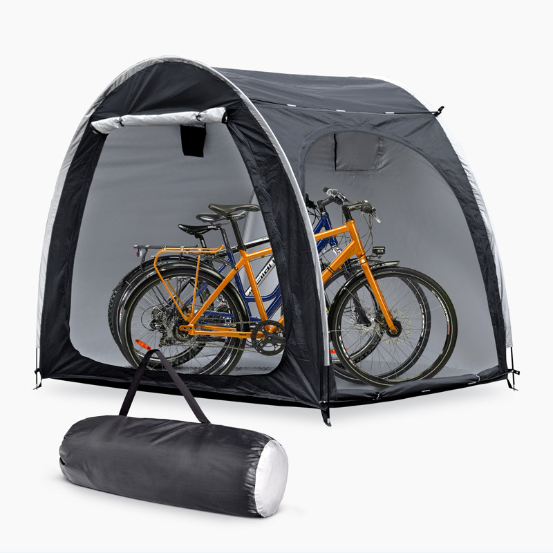 Nylon Portable Bike Shed, Dark Gray