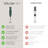 WILLOW Immersion Blender Crafted From 99% Recycled Plastics with Powerful 500W Turbo Motor and 5 Speed Settings - GREEN-122272102