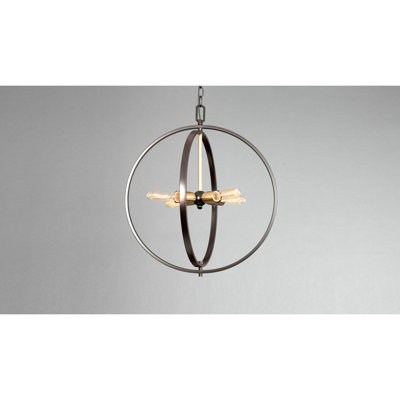 Lustre sphérique unique à 4 lumières