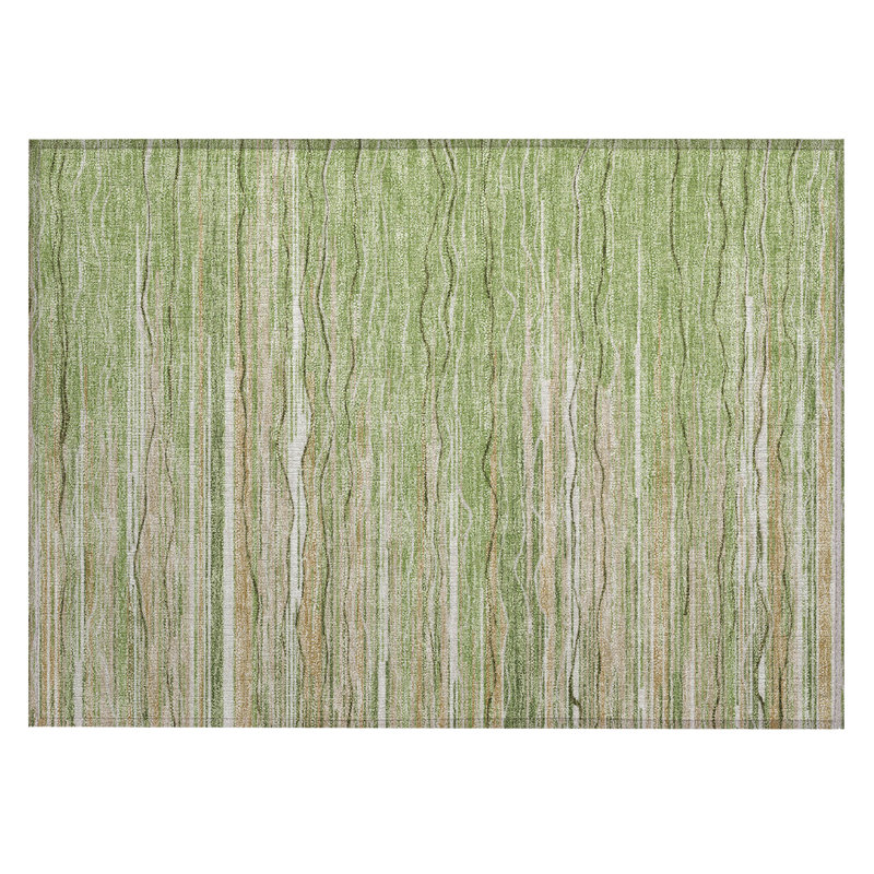  Machine Washable Indoor/Outdoor Chantille ACN996 Paprika Area Rug, Rectangle 1'8" x 2'6"