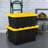 Sterilite 27 Gallon Industrial Stackable Storage Tote Lidded Containers, 12 Pack