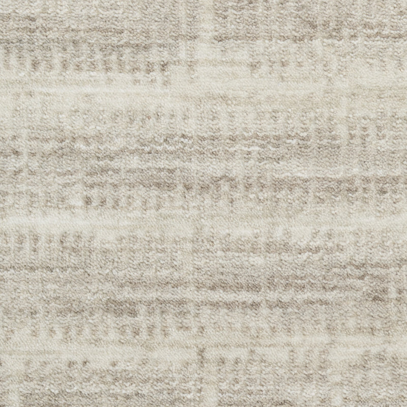 Calvin Klein CK079 Notes 5'3" x 7'3" Ivory Grey Modern Indoor Rug, Rectangle 5'3" x 7'3"