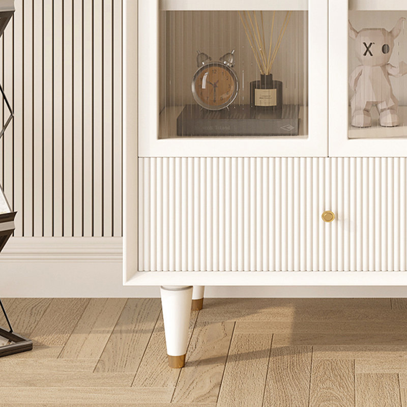 Creamy style storage cabinet