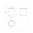 Plaza 100 Ceiling Mount, 14W, Black Finish