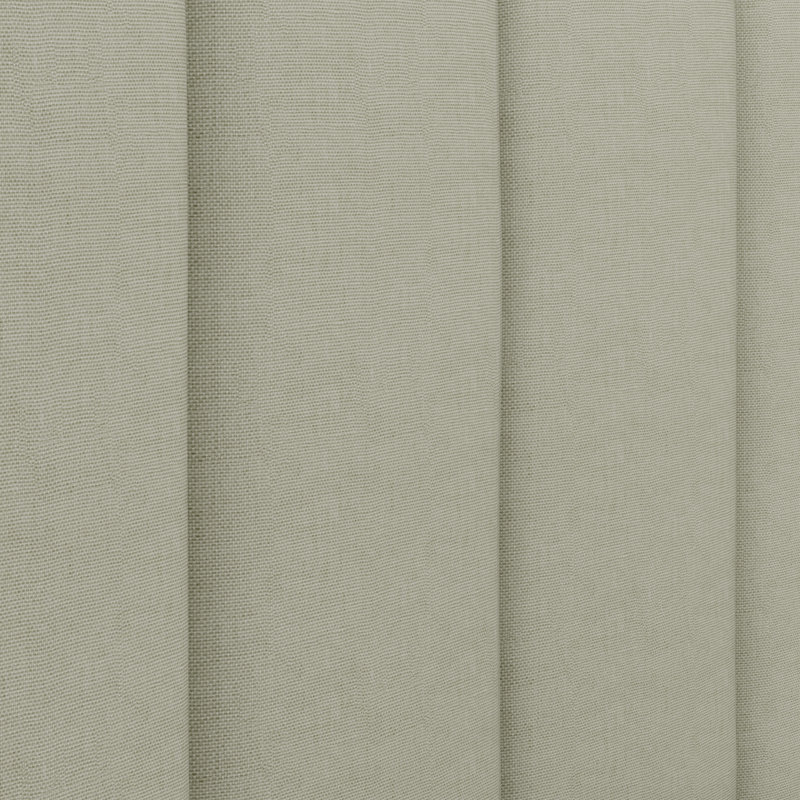 Askar Upholstered Panel Headboard, Twin, Beige