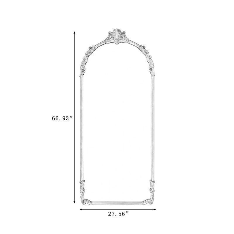 Arch Manufactured Wood Full Length Mirrors, 66.93" H x 27.56" W
