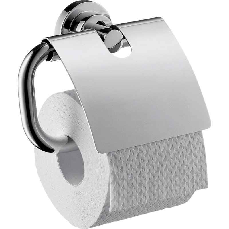 AXOR Citterio Wall Mounted Toilet Paper Holder, Chrome
