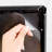 Black 8.5x11 Aluminium Opti Snap Poster Frame – 1″ Profile Wall-Mount Front-Loading Display Frame with Anti-Glare Cover for Posters, Documents & Certificates - 2 Pack-120244697