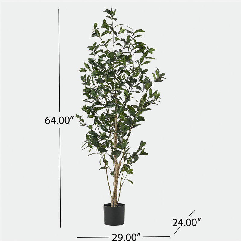 ARBRE DE LAURIER ARTIFIQUE 150CM 150CM, 64 po x 24 po