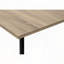 Table basse, accent, cocktail, rectangulaire, salon, métal, stratifié, brun, noir-1322757570-1322757573