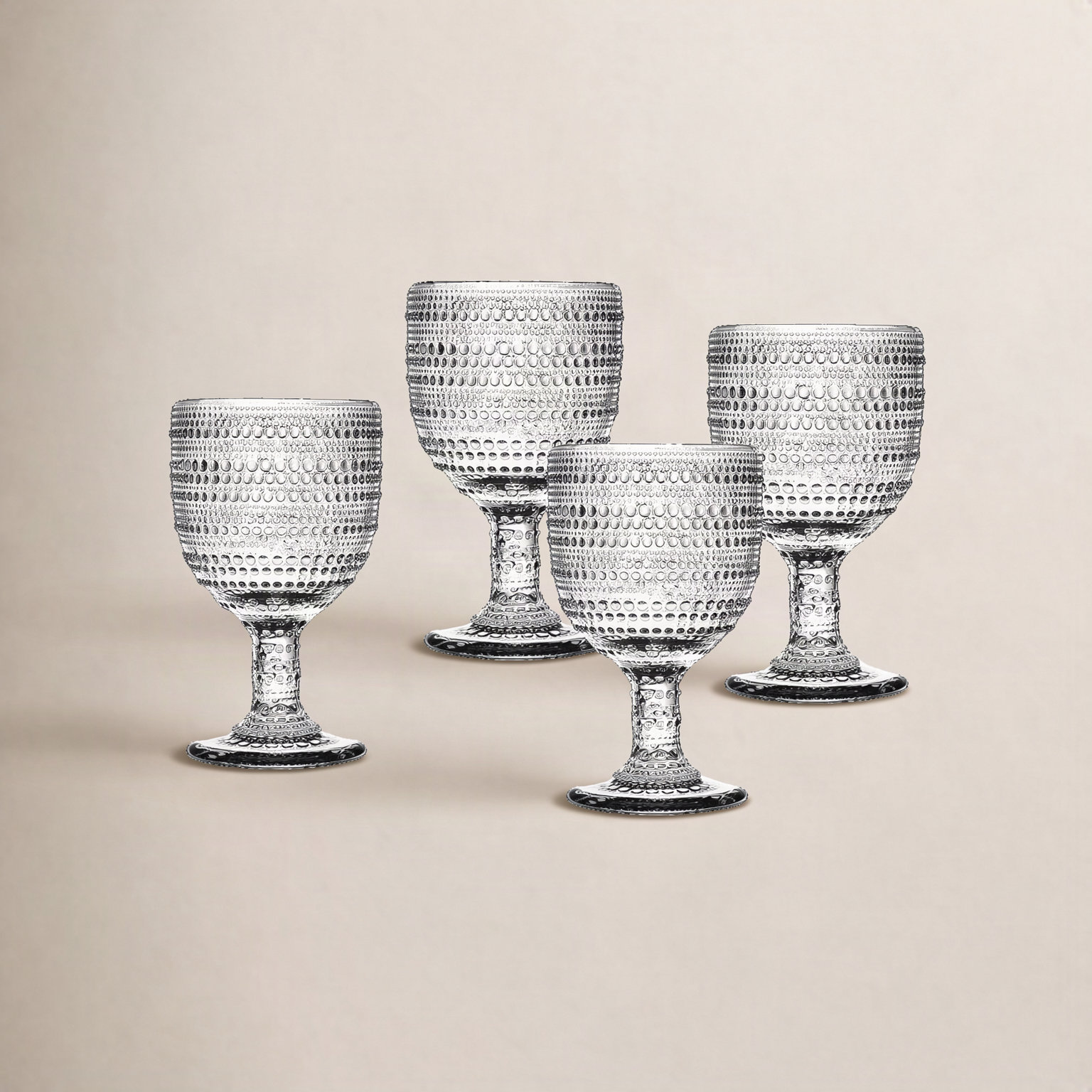 Babbitt Crystal Goblet, Clear