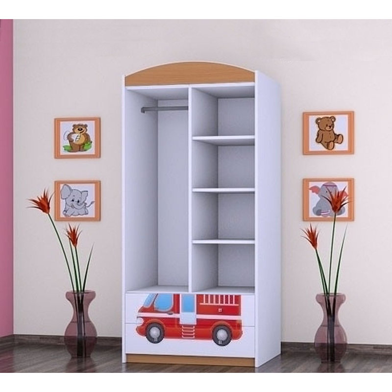 Brenner 2 Door Wardrobe, Brown