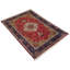 Pirley Oriental Area Rug in Red