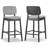 Farallones Upholstered Counter Stool with Metal Frame-1734040894