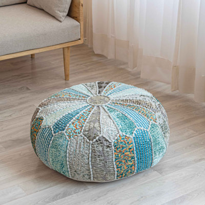 Scottlyn Velvet Pouf
