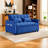 54" Velvet Convertible 3-In-1 Sofa Bed-335867754
