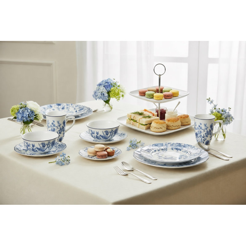 Waterside Elegant Two-Tier Cake Stand
