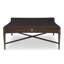Reeded Solid Wood Cocktail Table