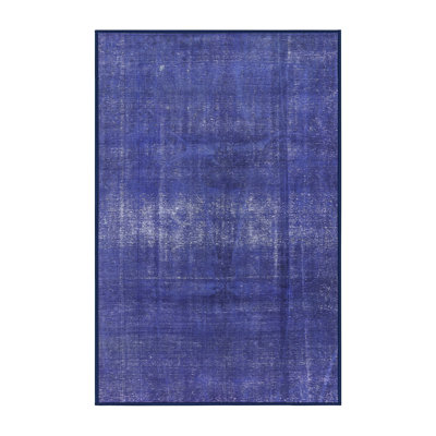 Tapis oriental bleu