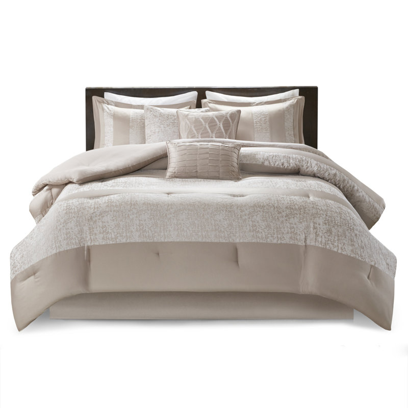 Luxury Bedding Sets, Polyester Cal King Chenille Jacquard For Home